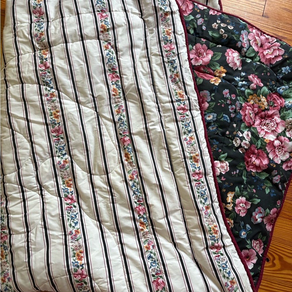 Floral Reversible Quilt